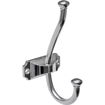 Мебельный двухрожковый крючок Kerron KR 0420