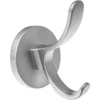 Мебельный двухрожковый крючок Kerron KR 0350 SC