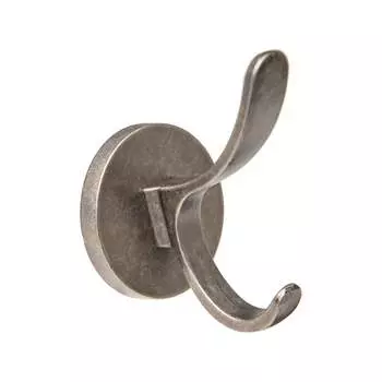 Мебельный двухрожковый крючок Kerron KR 0350 AB