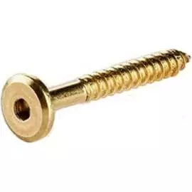 Мебельный латунированный шуруп ЦКИ