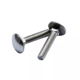 Мебельный оцинкованный болт КРЕП-КОМП 6х25 DIN603 300 шт. бм625ф