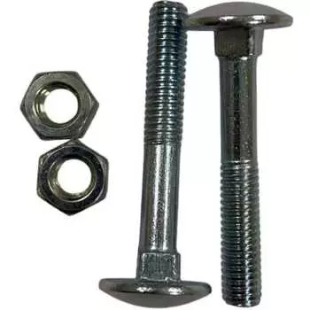 Мебельный оцинкованный болт Локри М6x30, DIN603 4 шт. 80104
