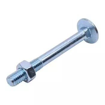 Мебельный оцинкованный болт Локри М8x70, DIN603 4 шт. 80112
