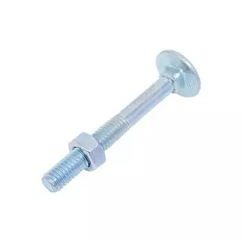 Мебельный оцинкованный болт Локри М6x50, DIN603 4 шт. М6х50