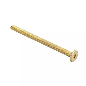 Мебельный плоский латунированный винт ELEMENT М6x 80мм (25 шт.) 307400