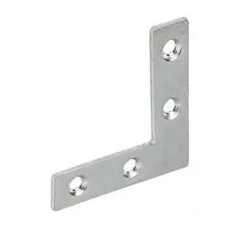 Мебельный плоский оцинкованный уголок VORMANN 00186 075 Z