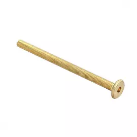 Мебельный плоский латунированный винт ELEMENT М6x60мм (25 шт.) 307380