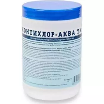 Медленно растворимые таблетки ООО Континент КОНТИХЛОР-АКВА ТМ 1977712043290