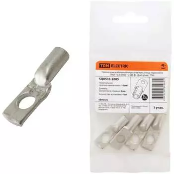 Медный луженый наконечник TDM ELECTRIC ТМЛ 16-8-6 SQ0533-2005