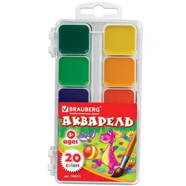 Медовые акварельные краски BRAUBERG