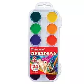Медовые акварельные краски BRAUBERG