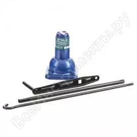 Механический бутылочный домкрат 2 т, h подъема 210–390 мм stels 50103