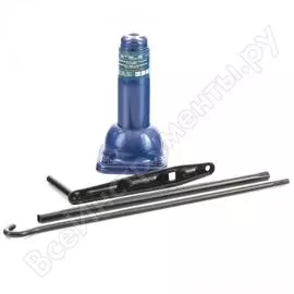 Механический бутылочный домкрат 2 т, h подъема 270–485 мм stels 50105