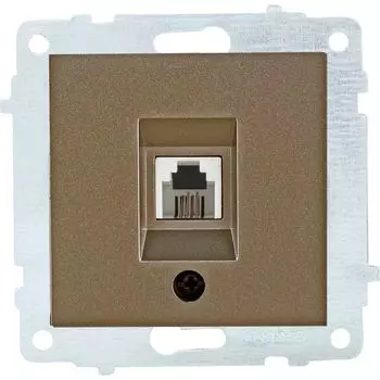 Механизм 1-местной телефонной розетки OVIVO 600-000319-221