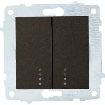 Механизм 2-клавишного выключателя OVIVO 600-000217-203