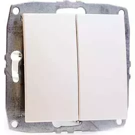 Механизм двухклавишного проходного выключателя MONO ELECTRIC