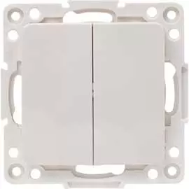 Механизм двухклавишного выключателя EKF Стокгольм EYV10-123-20