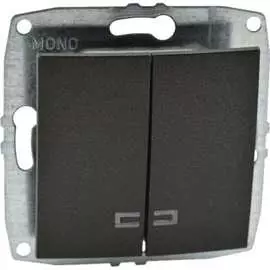 Механизм двухклавишного выключателя MONO ELECTRIC