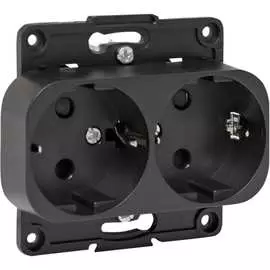 Механизм двухместной розетки EKF Стокгольм EYR16-128-20