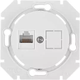 Механизм компьютерной розетки BYLECTRICA ПРОВАНС РК18-6311 серебро