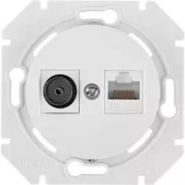 Механизм компьютерной розетки BYLECTRICA ПРОВАНС белый ТК-6351