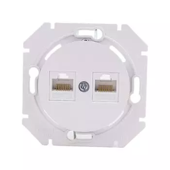 Механизм компьютерной розетки BYLECTRICA ПРОВАНС белый РК216-6312