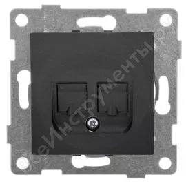 Двойной механизм компьютерной розетки GUSI Electric Bravo С10К2-010