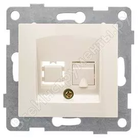 Одинарный механизм компьютерной розетки GUSI Electric Bravo С10К1-003