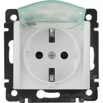 Механизм одноместной розетки Legrand Valena 2К+З Leg 695641
