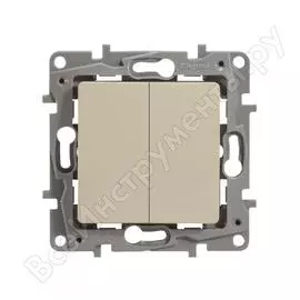 Двухклавишный переключатель Legrand Etika 672312 1066886