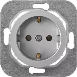 Механизм розетки BYLECTRICA ПРОВАНС РС16-1402 серебро