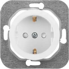 Механизм розетки BYLECTRICA ПРОВАНС белый РС16-1406