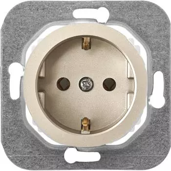 Механизм розетки BYLECTRICA ПРОВАНС РС16-1402 шампань