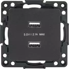 Механизм розетки EKF Стокгольм PROxima EZR16-028-10-2USB