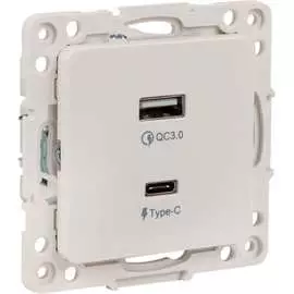 Механизм розетки EKF Стокгольм PROxima EYR-2USB-type-C