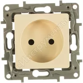 Одноместный механизм розетки Legrand Etika 672320