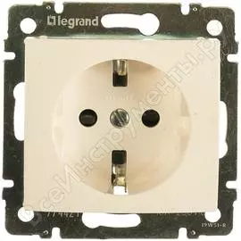Одноместный механизм розетки Legrand