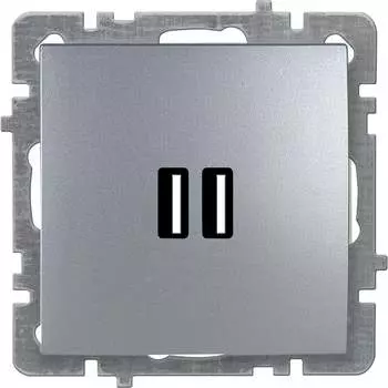 Механизм розетки Nilson Touran/Alegra metallic 24130481