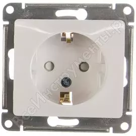 Одноместный механизм розетки Systeme Electric Glossa GSL000145