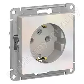 Одноместный механизм розетки Systeme Electric ATLAS DESIGN ATN000443