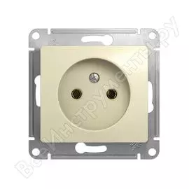 Одноместный механизм розетки Systeme Electric Glossa GSL000241