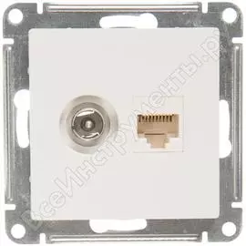 Двухместная компьютерная розетка Systeme Electric ATLAS DESIGN ATN000189 1240163