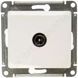 Одноместный механизм телевизионной розетки Systeme Electric Glossa GSL000192