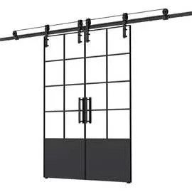 Механизм синхронного раздвижения 2 деревянных дверей Valcomp