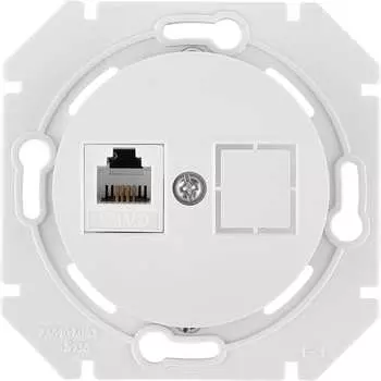 Механизм телефонной розетки BYLECTRICA ПРОВАНС ТР4-6301 перламутр