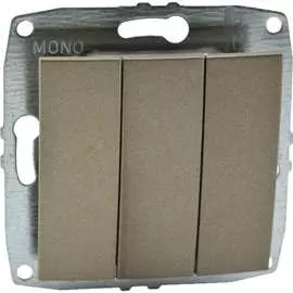 Механизм трехклавишного выключателя MONO ELECTRIC