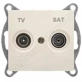 Оконечный механизм TV+ SAT розетки GUSI Electric Bravo С10TS1-003