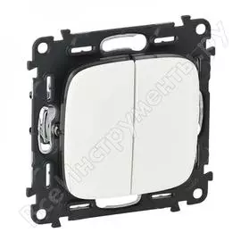 Двухклавишный выключатель Legrand Valena Allure 752705 1180936