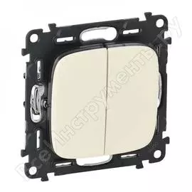 Двухклавишный выключатель Legrand Valena Allure 752805 1180937