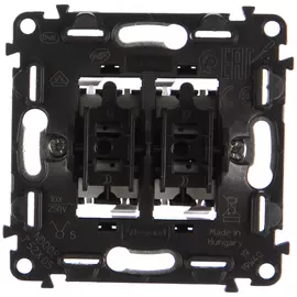 Двухклавишный механизм выключателя Legrand